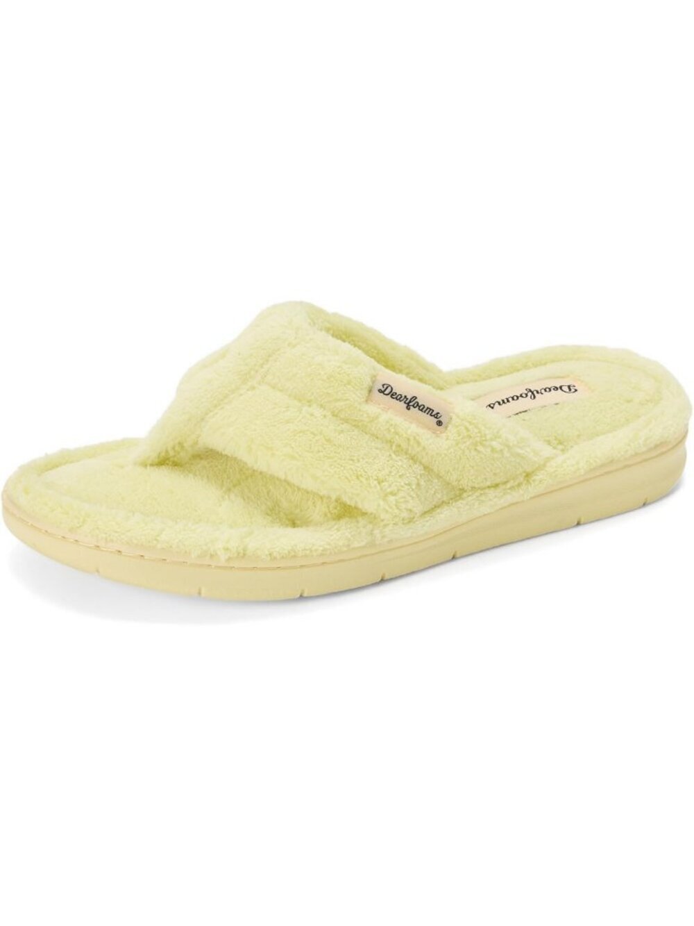 Women's Daiquiri Melanie Colorblocked Microfiber Terry Thong Cloth Slipper Shoes